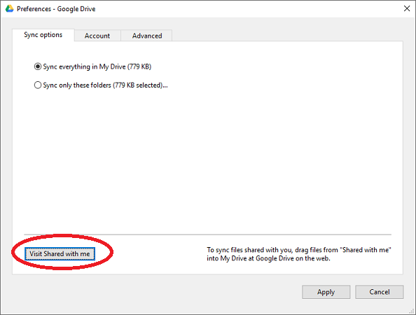 Google Drive Branch Setup