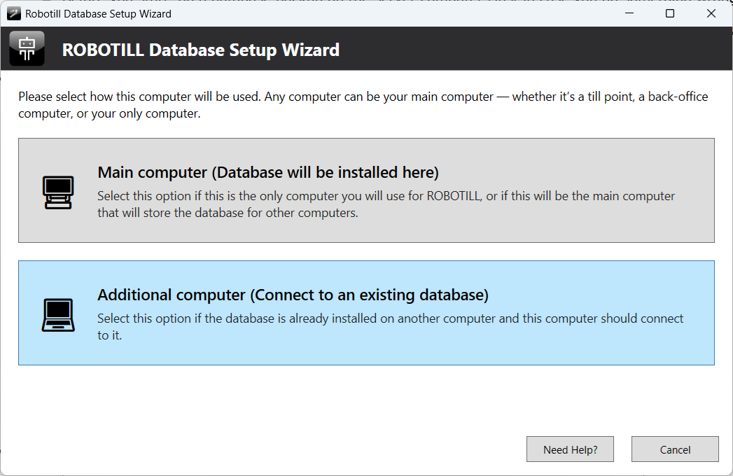 Install on additional computer