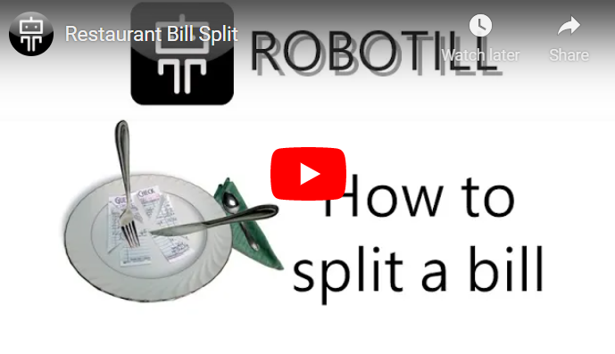 Bill split training video
